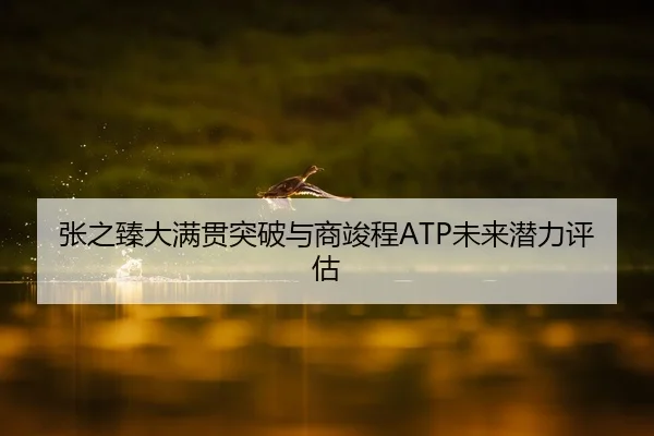 张之臻大满贯突破与商竣程ATP未来潜力评估